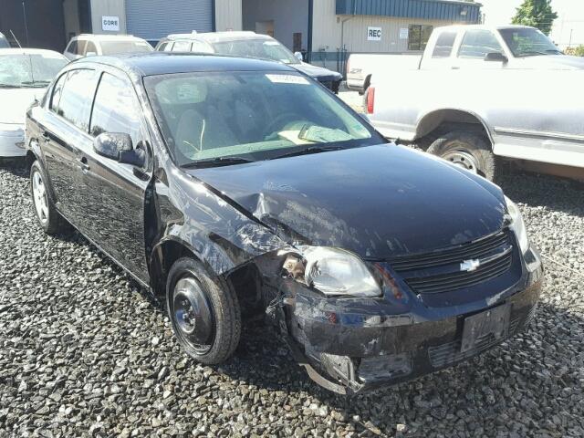 1G1AL55F877257021 - 2007 CHEVROLET COBALT BLACK photo 1