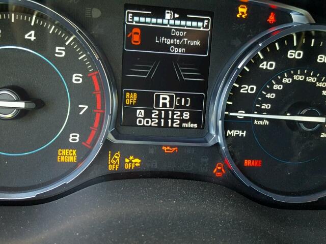 JF2SJGWC8HH545152 - 2017 SUBARU FORESTER 2 BROWN photo 8