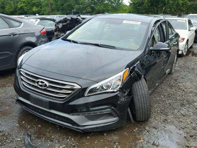 5NPE34AF5HH458624 - 2017 HYUNDAI SONATA SPO BLACK photo 2