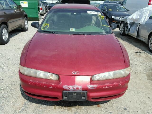 1G3WH52K6WF367649 - 1998 OLDSMOBILE INTRIGUE RED photo 9