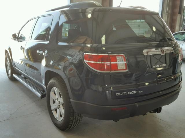 5GZER23D89J129230 - 2009 SATURN OUTLOOK XR შავი ფოტო 3