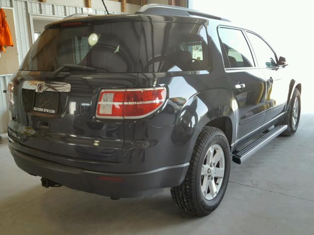 5GZER23D89J129230 - 2009 SATURN OUTLOOK XR შავი ფოტო 4