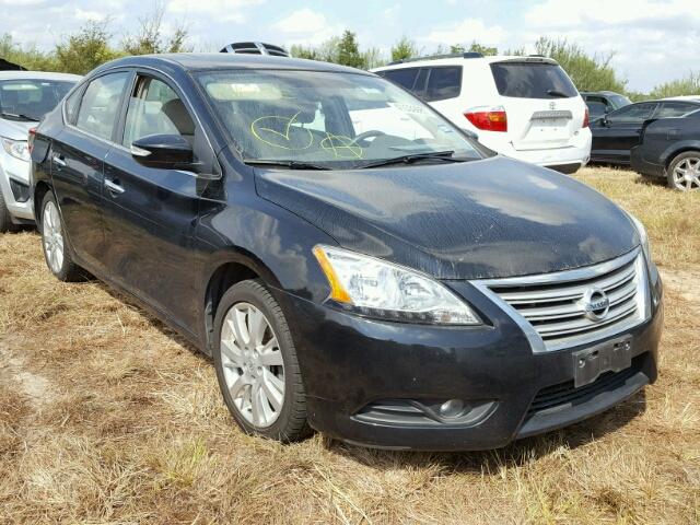 3N1AB7AP2DL680031 - 2013 NISSAN SENTRA BLACK photo 1