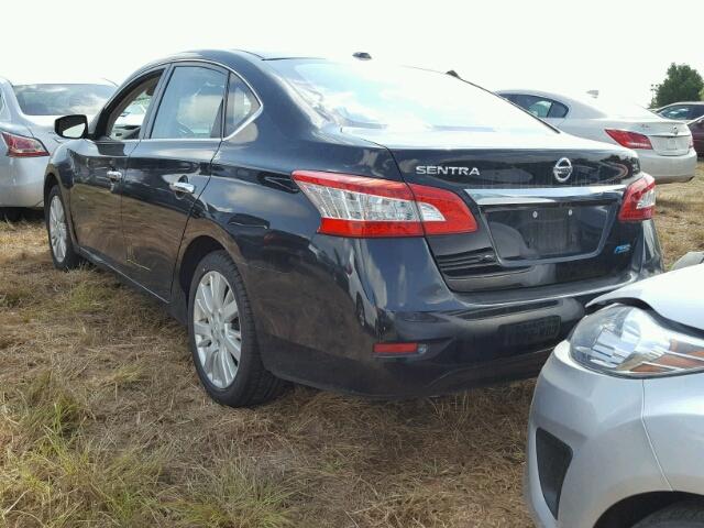 3N1AB7AP2DL680031 - 2013 NISSAN SENTRA BLACK photo 3