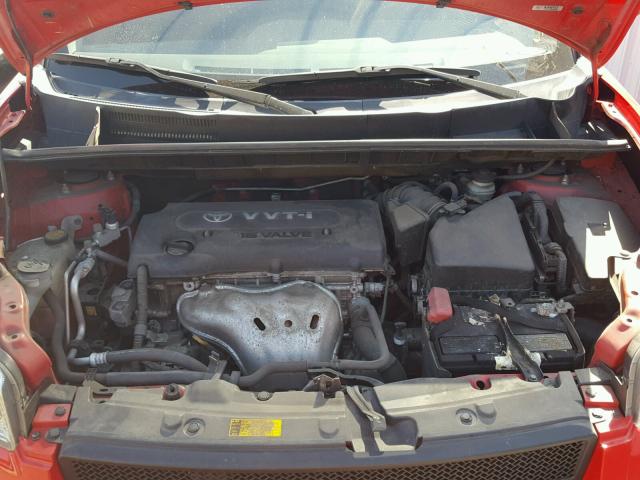 JTLKE50E091096484 - 2009 TOYOTA SCION XB 红色 照片 7