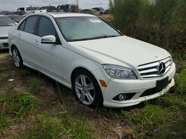 WDDGF5EB2AR099119 - 2010 MERCEDES-BENZ C WHITE photo 1