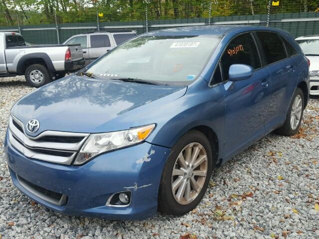 4T3ZA3BB5BU039282 - 2011 TOYOTA VENZA BASE BLUE photo 2