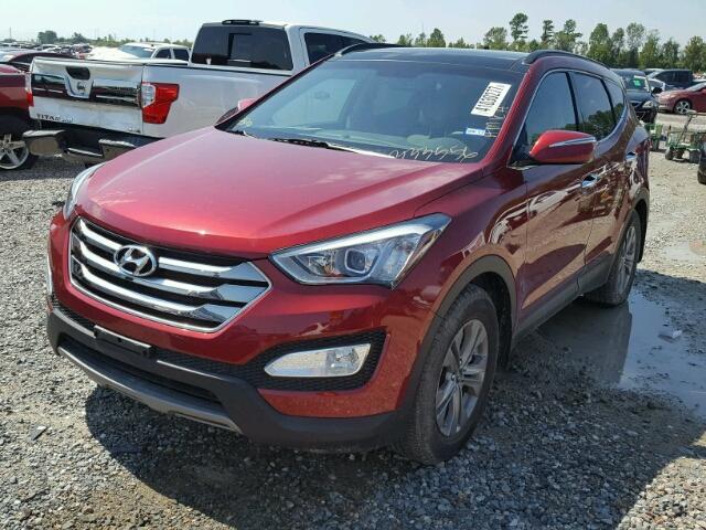 5XYZU3LB2GG333556 - 2016 HYUNDAI SANTA FE S 红色 照片 2