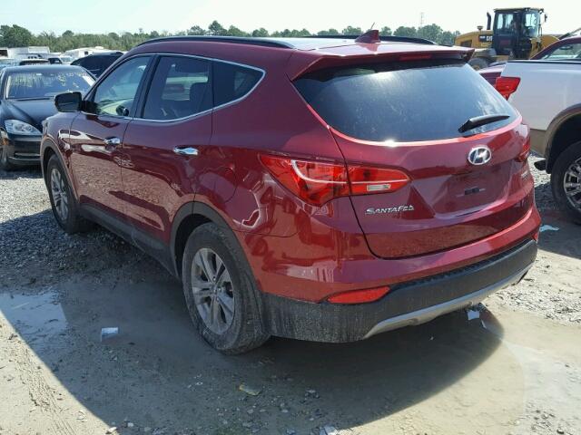 5XYZU3LB2GG333556 - 2016 HYUNDAI SANTA FE S 红色 照片 3