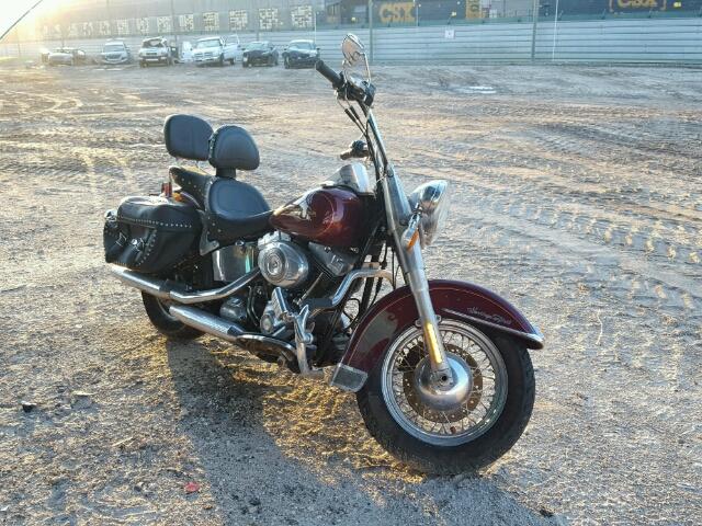 1HD1BW5198Y056212 - 2008 HARLEY-DAVIDSON FLSTC BURGUNDY photo 1