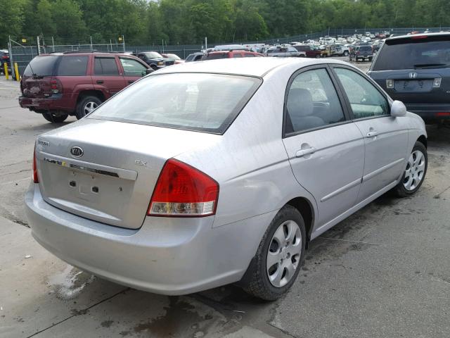 KNAFE122675392458 - 2007 KIA SPECTRA EX SILVER photo 4