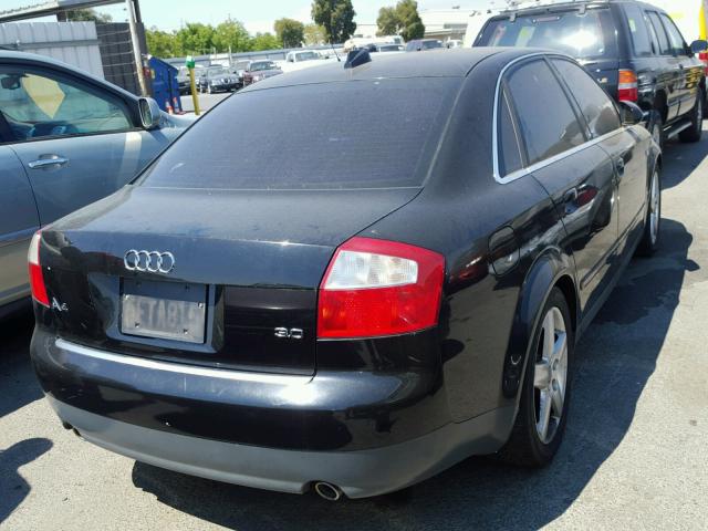 WAULT68E44A058942 - 2004 AUDI A4 3.0 QUA BLACK photo 4