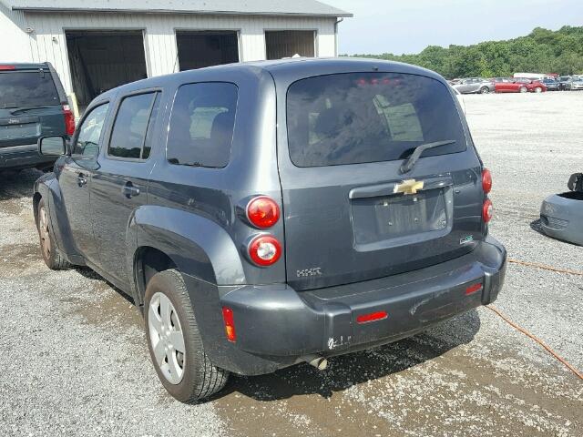 3GNBAAFW4BS653022 - 2011 CHEVROLET HHR LS GRAY photo 3