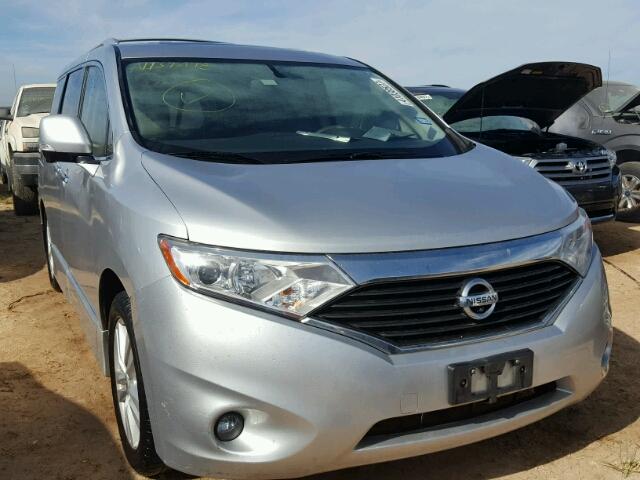 JN8AE2KP2D9060489 - 2013 NISSAN QUEST S SILVER photo 1