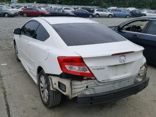 2HGFG3B16CH519875 - 2012 HONDA CIVIC EXL 白色 照片 3