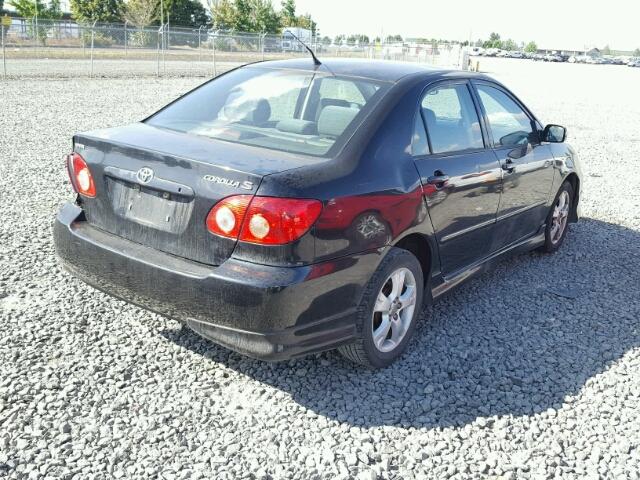 1NXBR32E47Z837292 - 2007 TOYOTA COROLLA CE BLACK photo 4