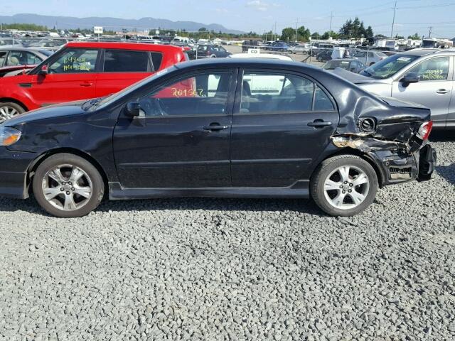 1NXBR32E47Z837292 - 2007 TOYOTA COROLLA CE BLACK photo 9