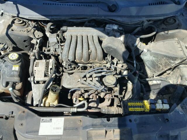 1FAFP52U42G240929 - 2002 FORD TAURUS LX BLUE photo 7