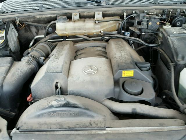 4JGAB54E41A224963 - 2001 MERCEDES-BENZ ML 320 BLUE photo 7