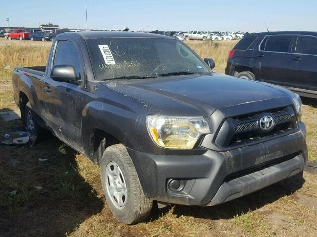 5TFNX4CN8EX036467 - 2014 TOYOTA TACOMA GRAY photo 1