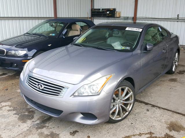 JNKCV64E28M127441 - 2008 INFINITI G37 BASE GRAY photo 2