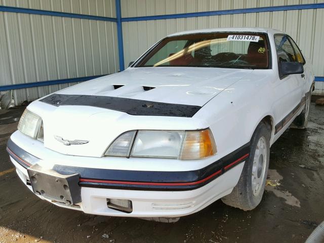 1FABP64T0JH154440 - 1988 FORD THUNDERBIR WHITE photo 2