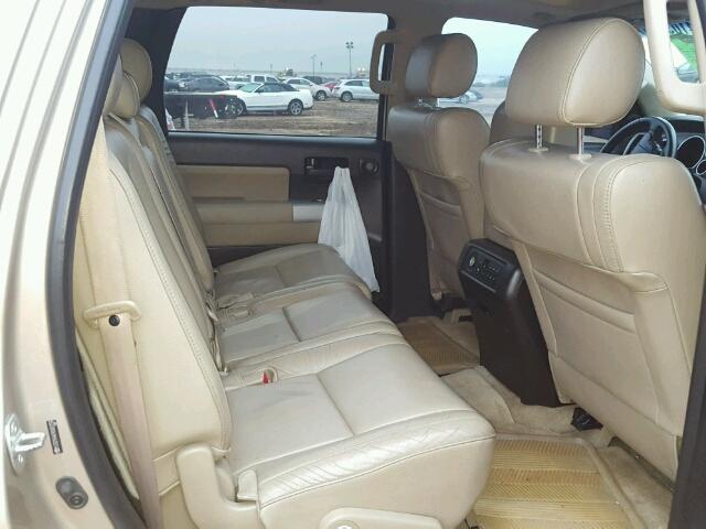 5TDZY64A78S001256 - 2008 TOYOTA SEQUOIA GOLD photo 6