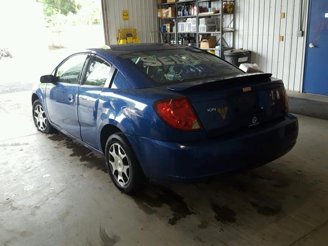 1G8AN12F15Z140777 - 2005 SATURN ION LEVEL BLUE photo 3