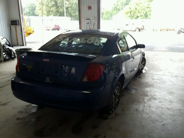 1G8AN12F15Z140777 - 2005 SATURN ION LEVEL BLUE photo 4