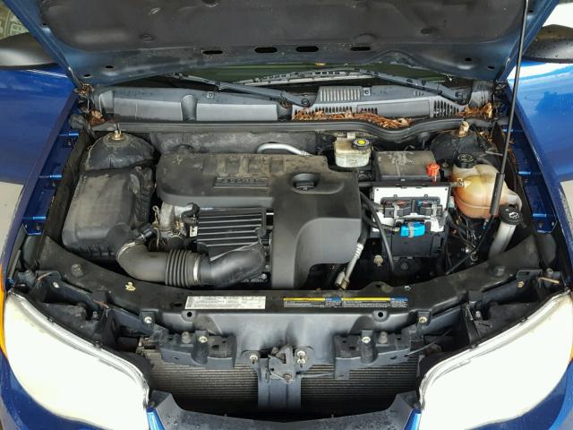 1G8AN12F15Z140777 - 2005 SATURN ION LEVEL BLUE photo 7