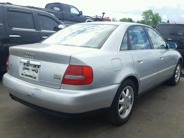 WAUED28D3XA332450 - 1999 AUDI A4 2.8 QUA GRAY photo 4