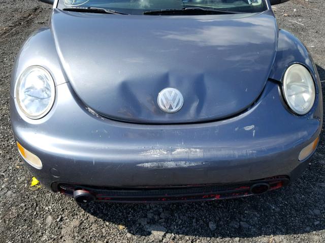 3VWCD31Y05M308438 - 2005 VOLKSWAGEN NEW BEETLE ნაცრისფერი ფოტო 9