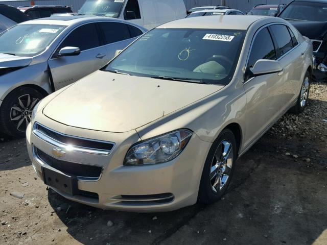 1G1ZC5EB8AF229488 - 2010 CHEVROLET MALIBU 1LT BEIGE photo 2