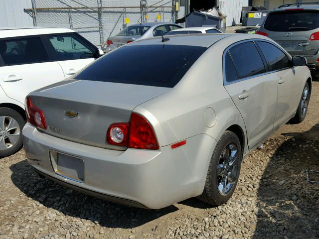 1G1ZC5EB8AF229488 - 2010 CHEVROLET MALIBU 1LT BEIGE photo 4