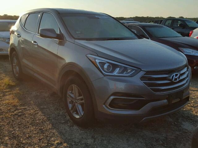 5XYZT3LB9HG410671 - 2017 HYUNDAI SANTA FE S GRAY photo 1