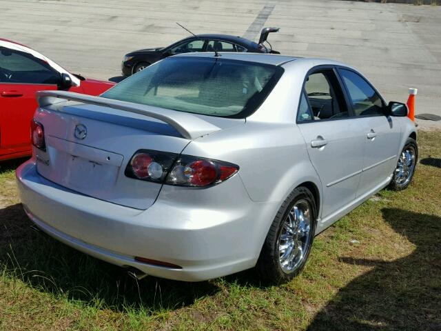 1YVHP80C465M46326 - 2006 MAZDA 6 GRAY photo 4