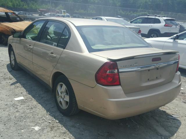 1G1ZT54825F219180 - 2005 CHEVROLET MALIBU LS თაფლისფერი ფოტო 3