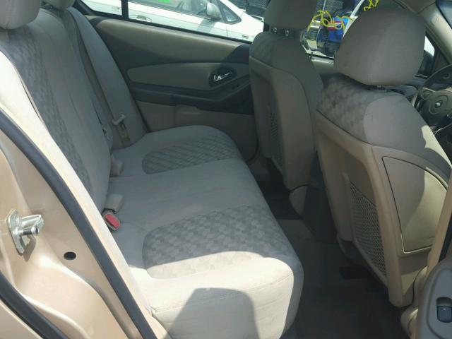 1G1ZT54825F219180 - 2005 CHEVROLET MALIBU LS თაფლისფერი ფოტო 6