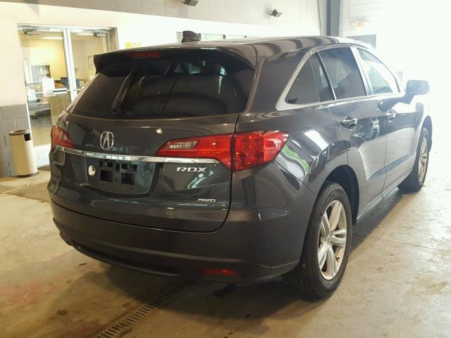 5J8TB4H37EL005121 - 2014 ACURA RDX BASE BLACK photo 4