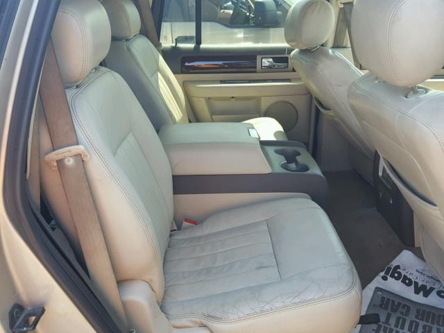 5LMFU28R04LJ23484 - 2004 LINCOLN NAVIGATOR TAN photo 6