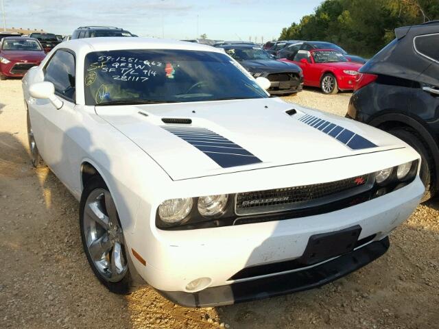 2C3CDYBT4CH281117 - 2012 DODGE CHALLENGER WHITE photo 1