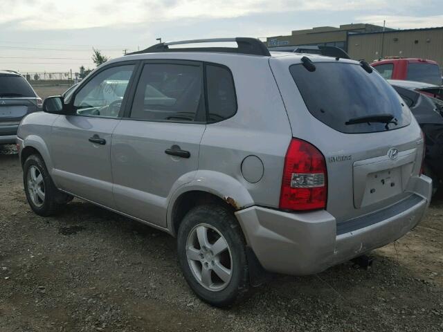 KM8JM12B95U094095 - 2005 HYUNDAI TUCSON GL SILVER photo 3