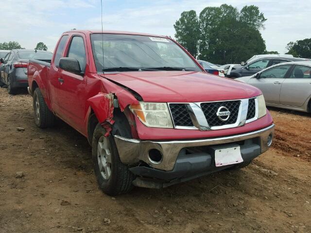 1N6AD06U15C415091 - 2005 NISSAN FRONTIER K RED photo 1