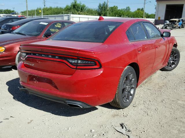 2C3CDXJG9JH126526 - 2018 DODGE CHARGER GT RED photo 4