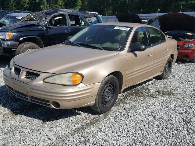 1G2NE52F42C282803 - 2002 PONTIAC GRAND AM S Qızıl foto 2