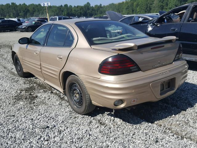 1G2NE52F42C282803 - 2002 PONTIAC GRAND AM S Qızıl foto 3