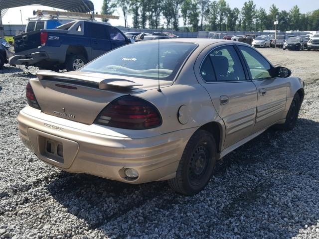1G2NE52F42C282803 - 2002 PONTIAC GRAND AM S Qızıl foto 4
