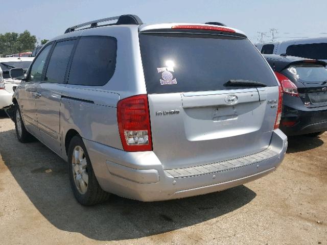 KNDMC233676030850 - 2007 HYUNDAI ENTOURAGE BLUE photo 3