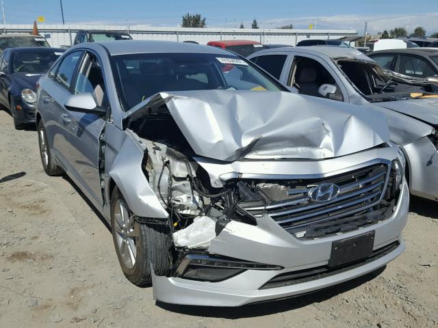 5NPE24AF5FH169159 - 2015 HYUNDAI SONATA SE SILVER photo 1