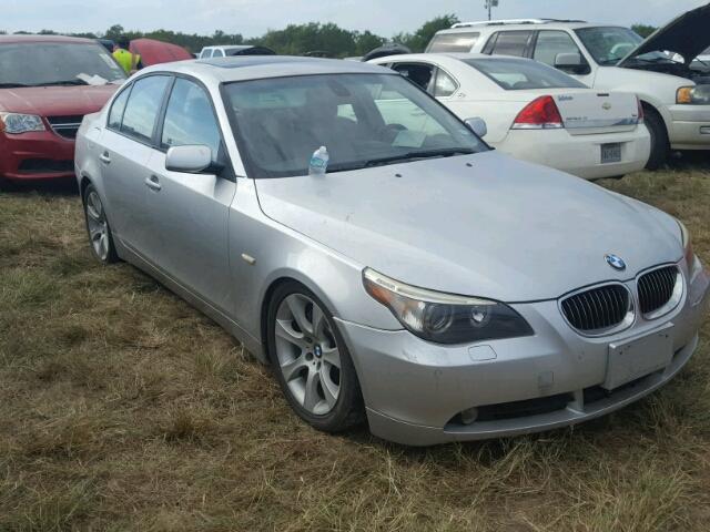 WBANB335X5CN65626 - 2005 BMW 545 I SILVER photo 1